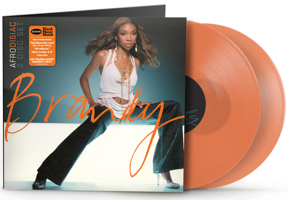 Brandy's 'Afrodisiac' Vibrant Orange Vinyl Release