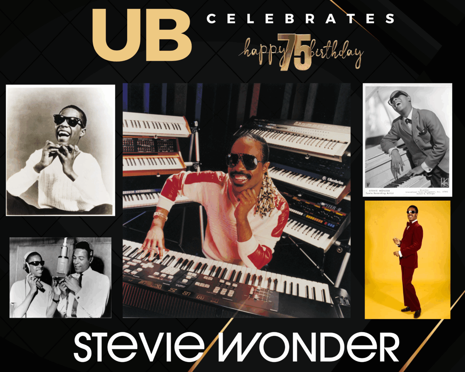 UB Celebrates 75th Birthday of Legendary Stevie Wonder